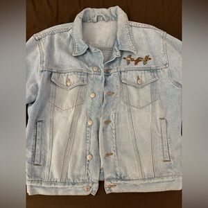 Calvin Klein Denim light wash jacket